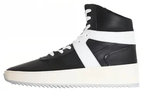 Fear Of God Leather High top Casual Shoes Men's Black