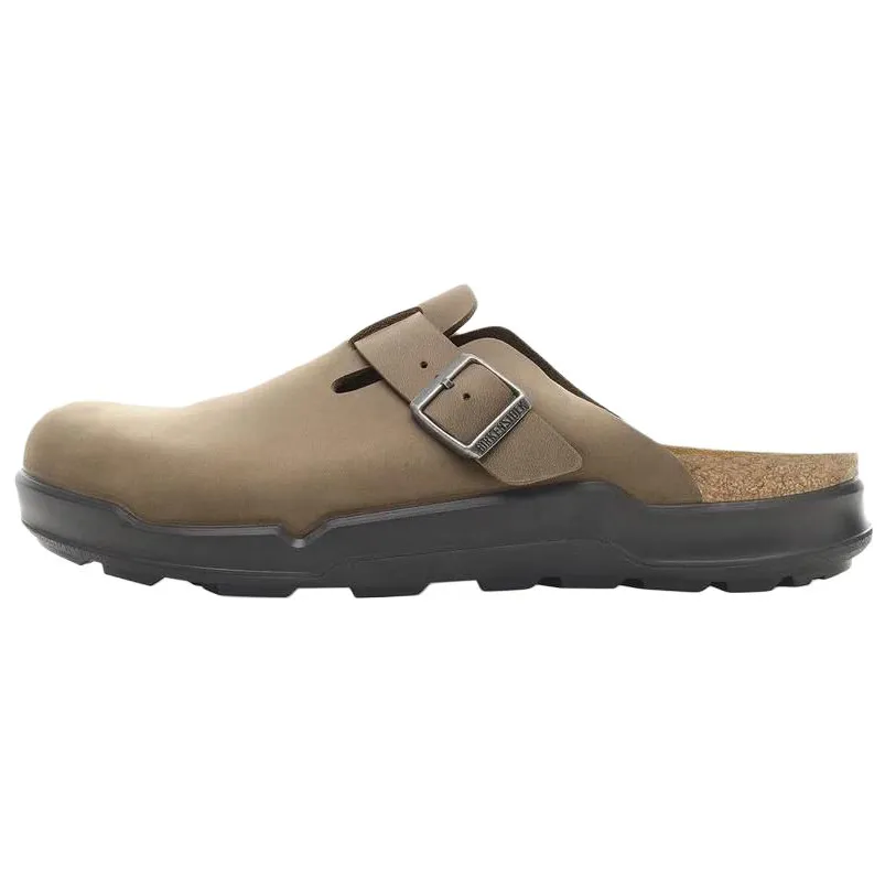 Birkenstock Boston Closed Toe Slippers Unisex Brown