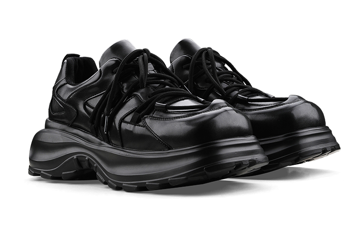 HANQIAORIJI Le Collection Low top Chunky Sneakers 5.5cm Unisex Black