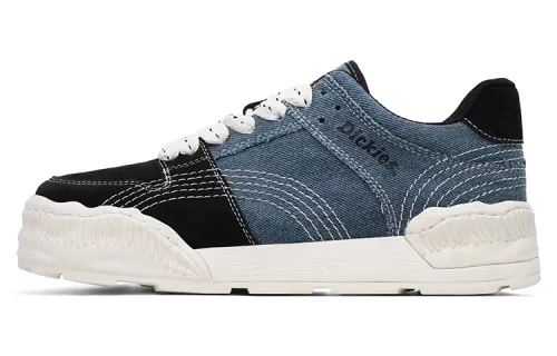 Dickies Classic And Versatile Anti Slip Wear Resistant Low Top Skateboard Shoes Men's Blue Black