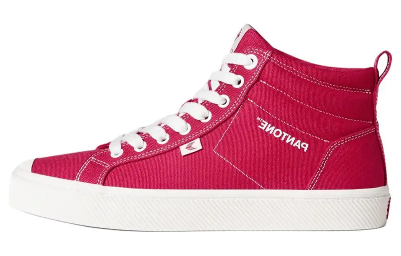 CARIUMA High top Canvas Shoes Unisex Red