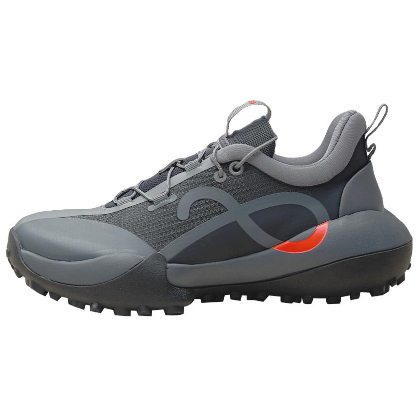 FAJO Wild Terrain Shoes Fabric Abrasion Resistant Slip Resistant Low top Outdoor Shoes Unisex Nighttime Black