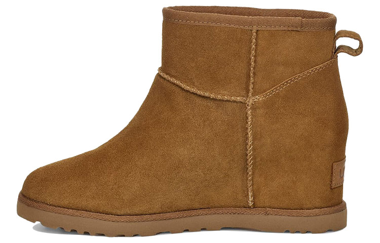 UGG Classic Femme Mini short fleece comfortable short snow boots for women maroon