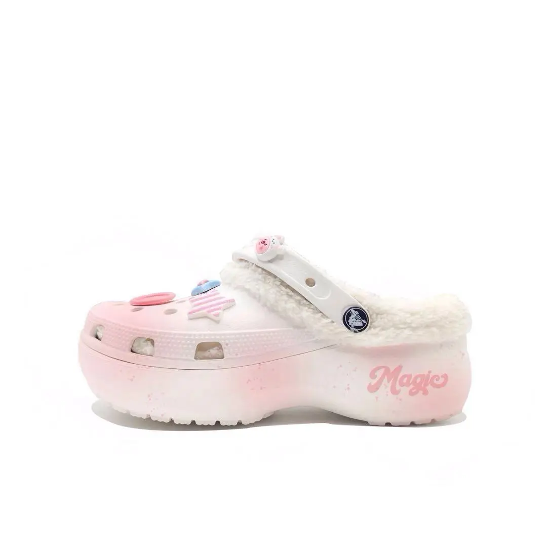 Crocs Classic Platform Clog Peach Blossom MH Plan Clogs Women's Pink