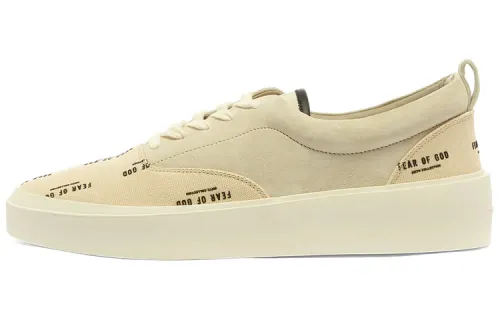 Fear Of God 101 Lace Up Stylish Skateboarding Shoes Men's White