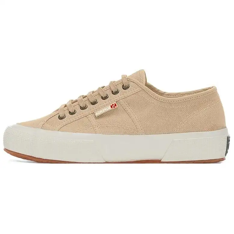 SUPERGA Canvas Low top Skateboard Shoes Women's Beige