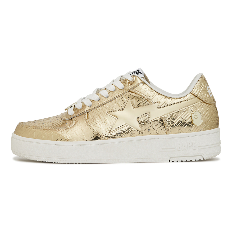 Мужские кеды A BATHING APE BAPE STA (золотисто-серебряные)