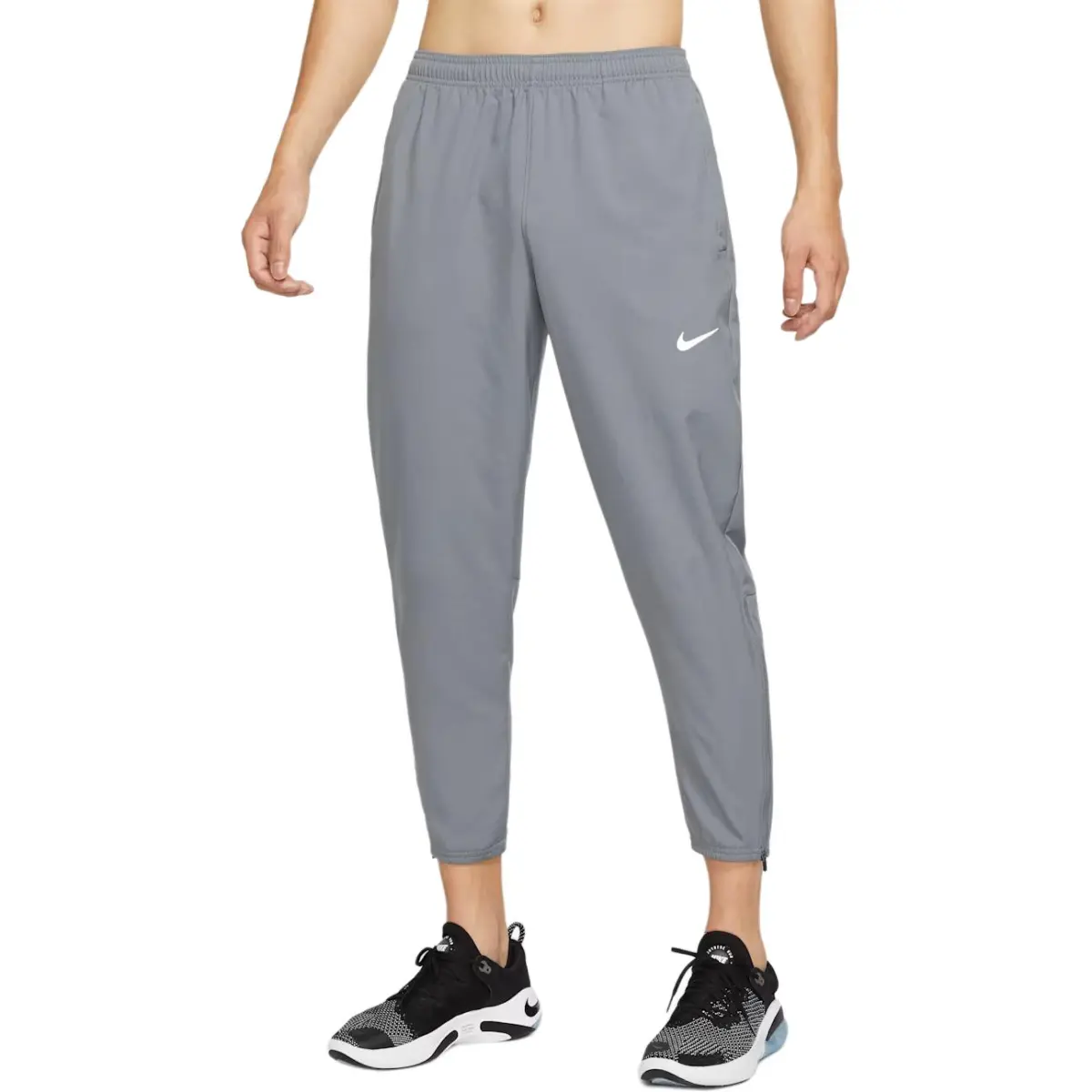 Nike Dri Fit Running Pants Men's Gray