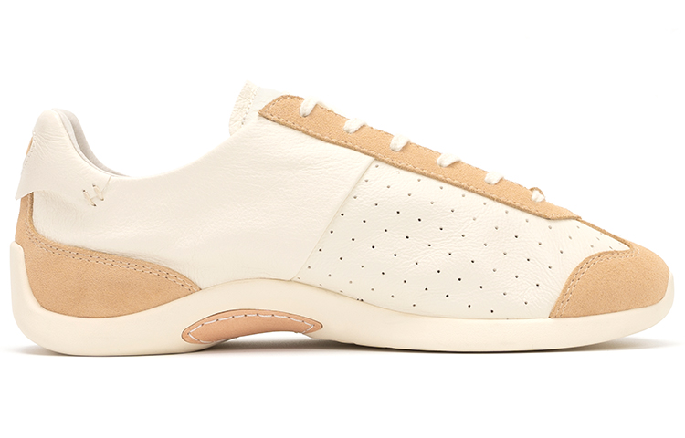FOOT INDUSTRY Foot Industry German Army Trainers Unisex Ancient White Khaki