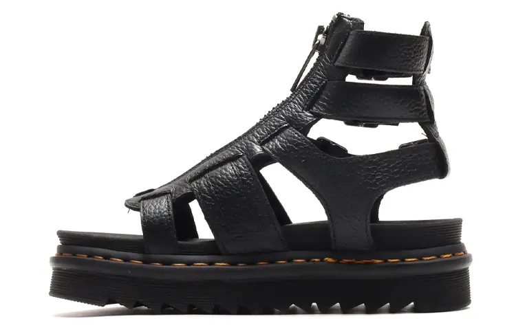 Dr. Martens Olson Platform Sandles Black Women's