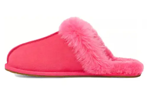 UGG Rubber Sole Closed Toe Slippers Women's Rose Pink