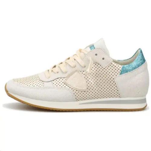 PHILIPPE MODEL Cow Leather Low top Casual Shoes Women's Light Beige