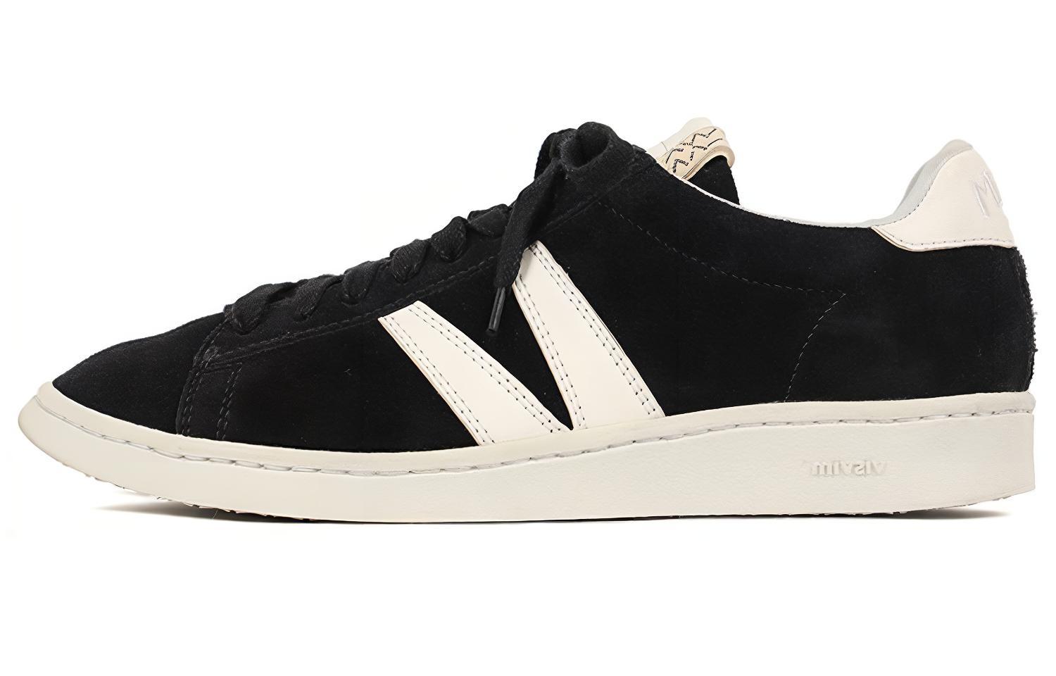 Visvim Corda Folk Leather Stylish Skateboarding Shoes Men's Black