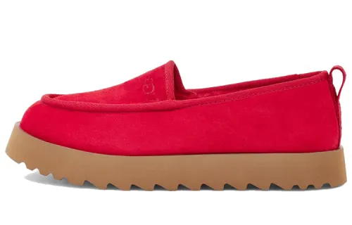 UGG Super Moc Slipper Leather Slippers Women's Red