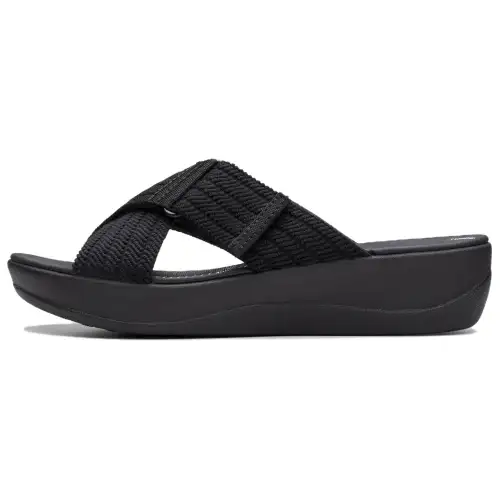 Clarks Slide Slippers Women's Black