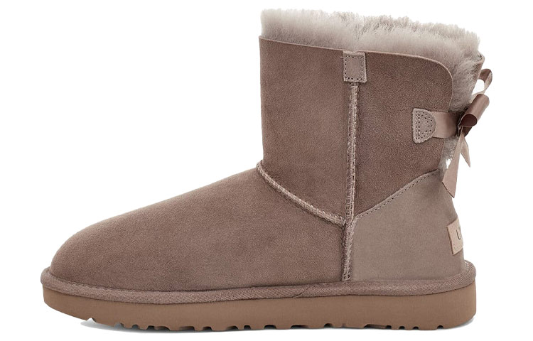 Женские ботинки UGG Bailey Bow II Boot (коричневые)