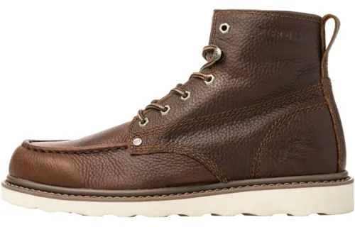 CAT Glenrock Mid Thermal Abrasion Resistant Ankle Length Outdoor Boots Men's Brown