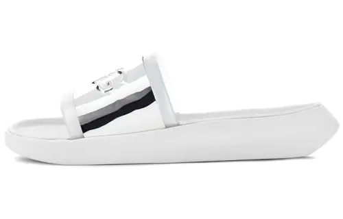 UGG Hilama Slide Shoe White Silver Women's