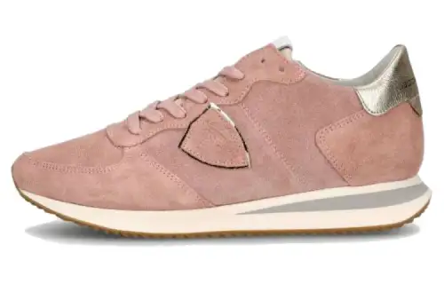 PHILIPPE MODEL Trp Leather Low top Casual Shoes Women's Peach