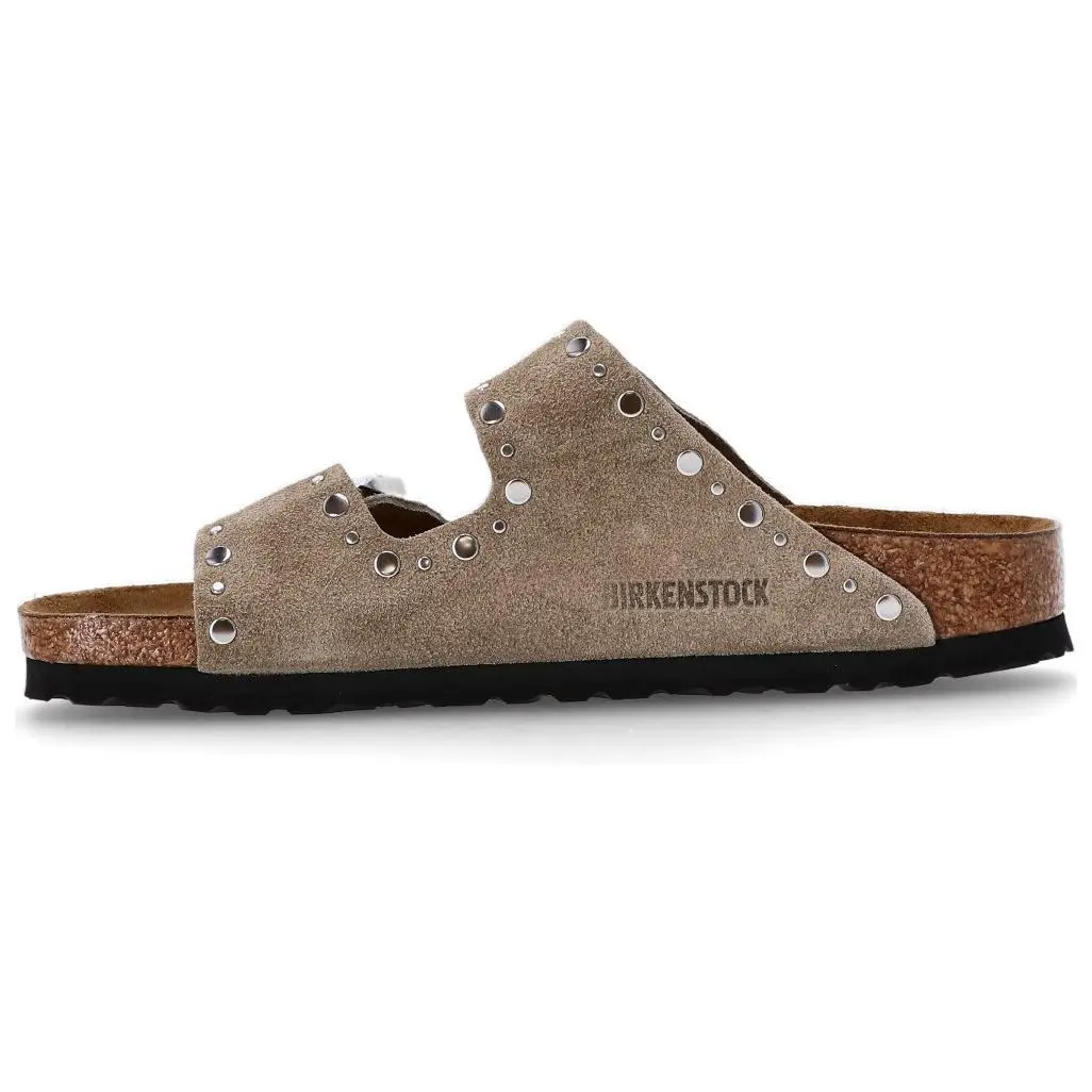 Birkenstock Slide Slippers Unisex Taupe