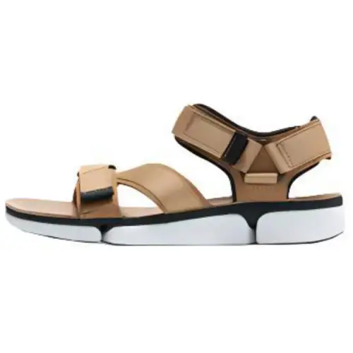 Clarks TriCove Sun Leather Beach Sandals Men's Khaki