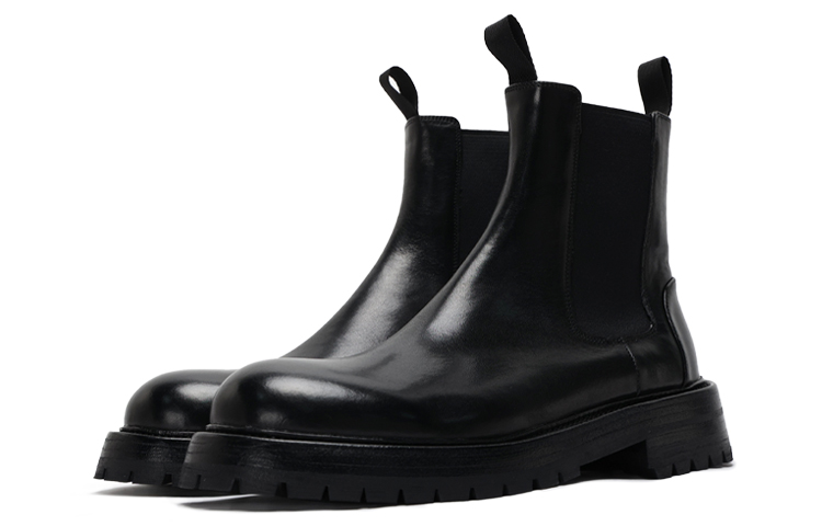 Viplander Top Grain Cow Leather Comfortable 16cm Chelsea Boots Men's
