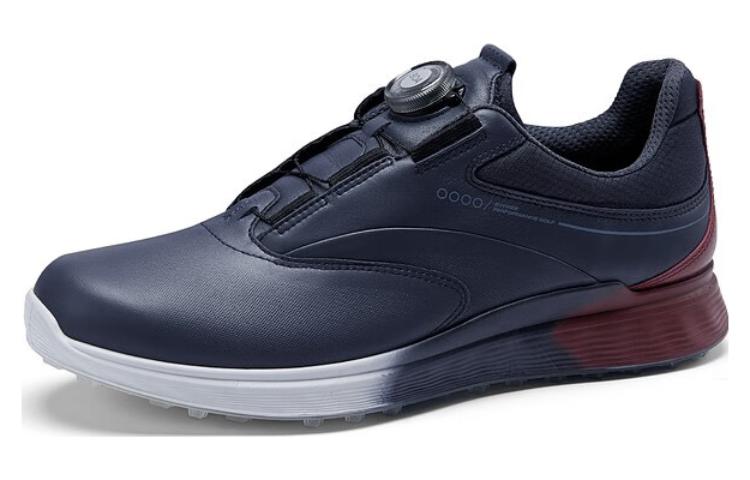Ecco Golf S3 Golf S3 Collection Cow Leather Low top Sports Casual Shoes Men’s Ocean Blue