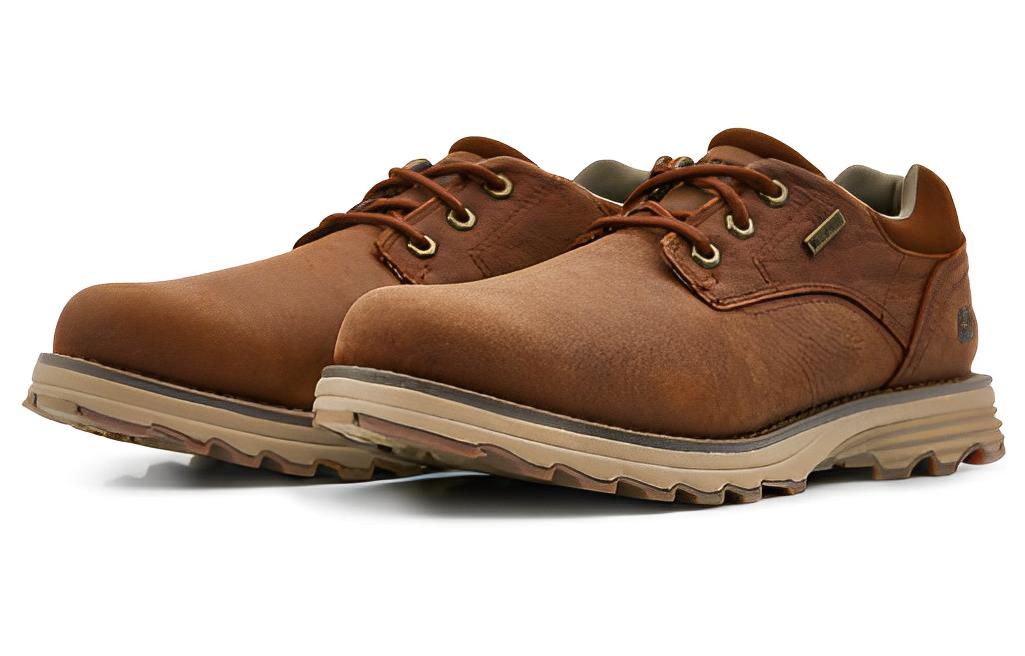 CAT Prez WP Cushioning Slip Resistant Abrasion Resistant Low top Outdoor Shoes Brown