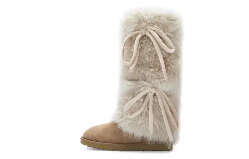 UGG CLASSIC MINI 811 Manufacturing, Eskimo Sheepskin Thermal Abrasion Resistant Slip Resistant Short Snow Boots Women's