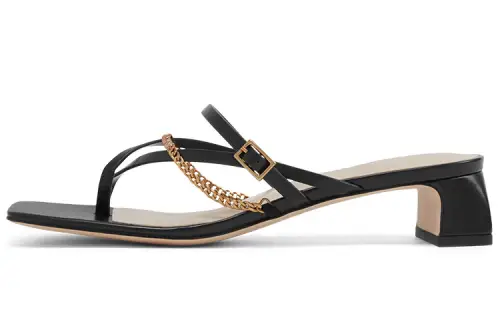 CHARLES&KEITH Composite Sole Flip Flops Women's Black