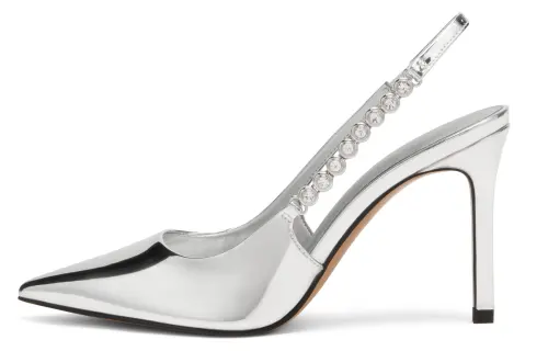 CHARLES&KEITH Small Ck Slim Heel High Heels 9.1cm Women's