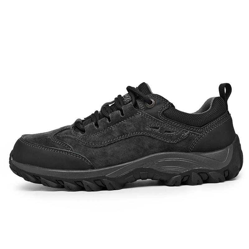 JIGONGYANG Pigskin Low top Mountaineering & Hiking Shoes Men’s
