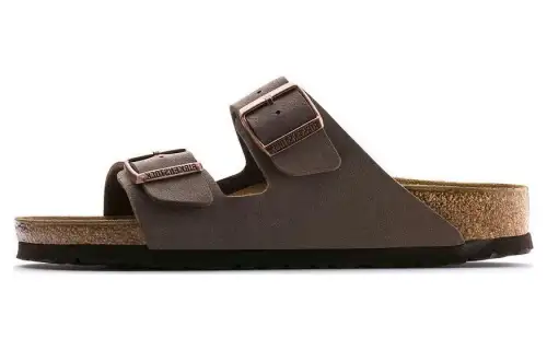 Birkenstock Arizona Birkibuc Narrow 'Mocha'