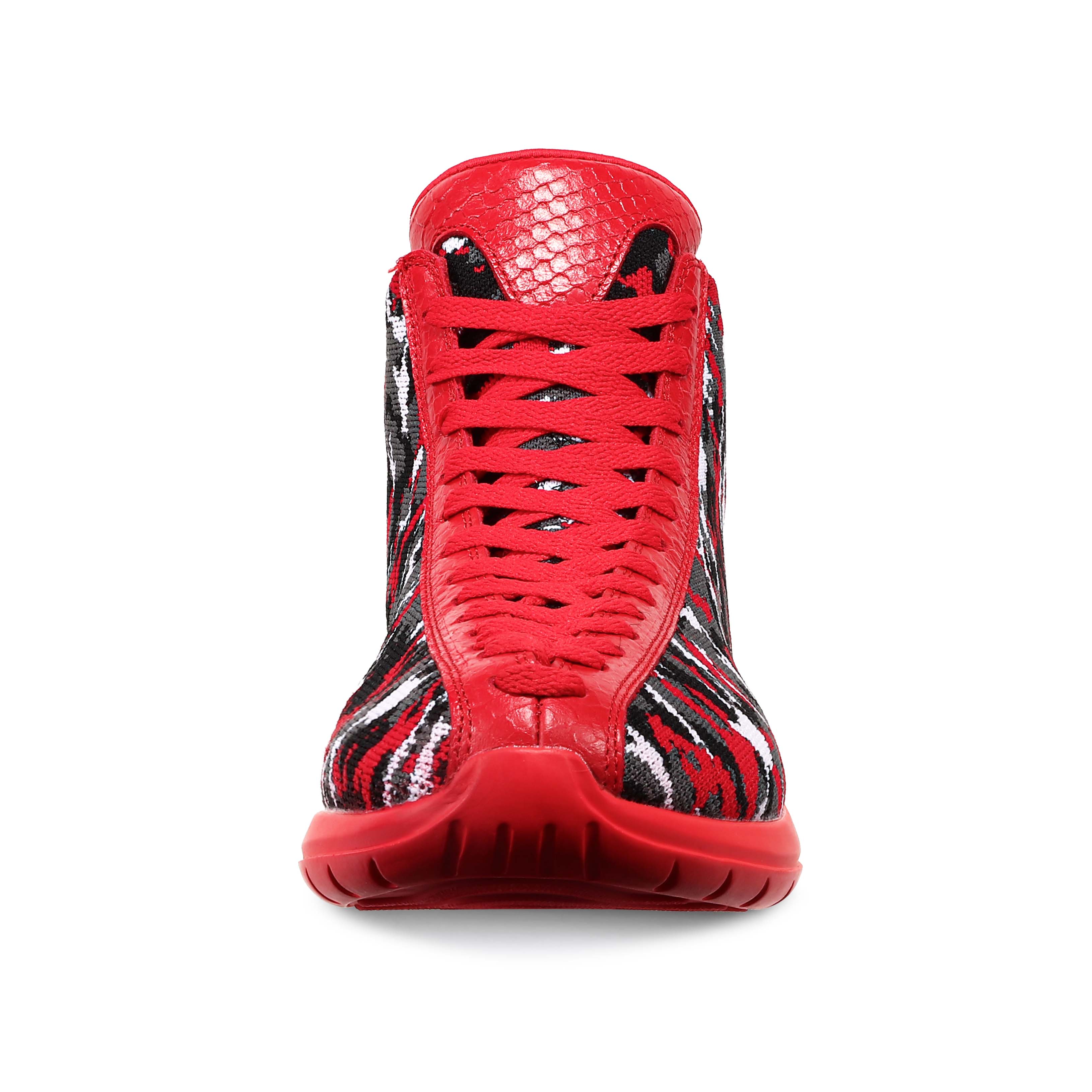 SOULSFENG Mid top Basketball Shoes Unisex Red