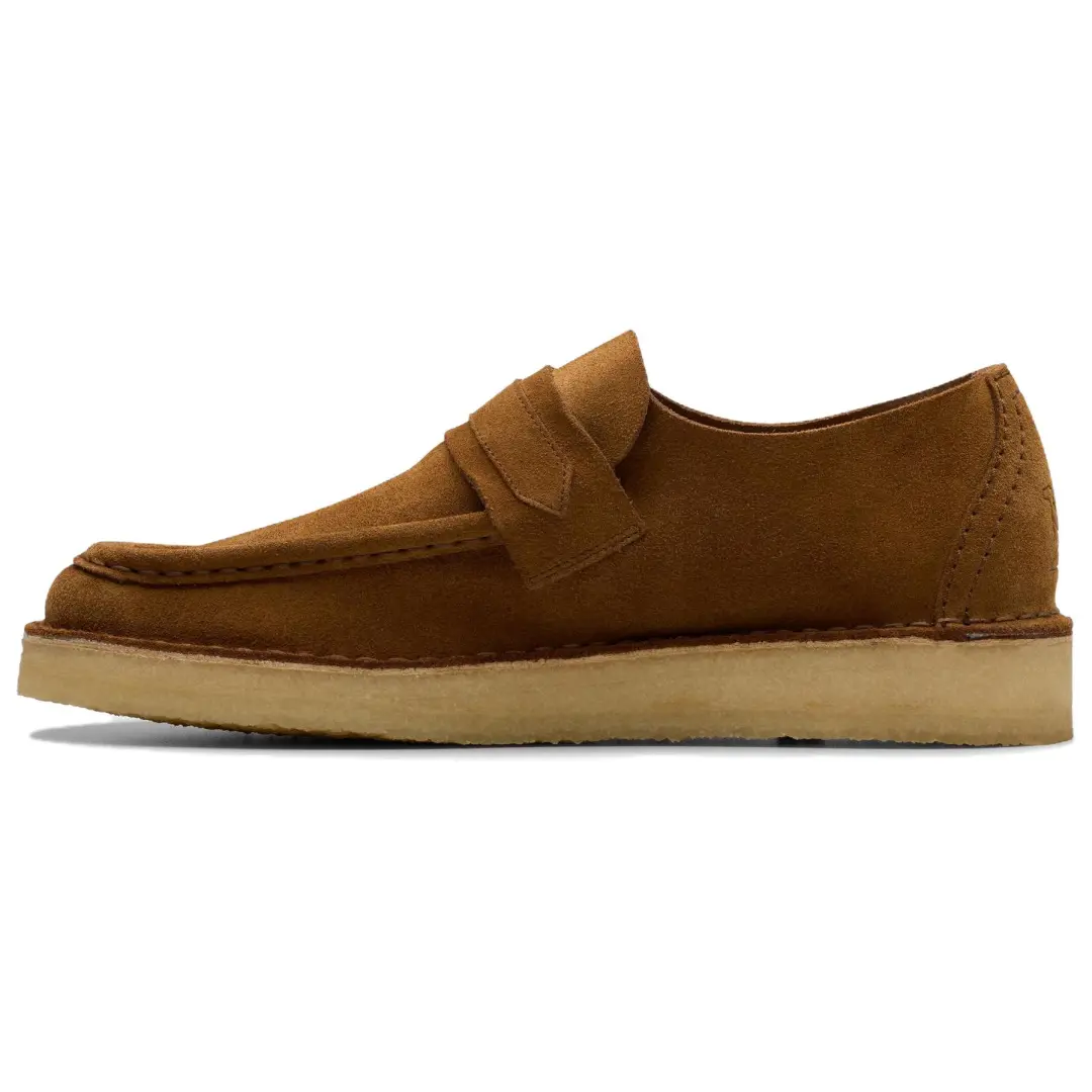 Clarks Nomad "Brown" suede penny loafers