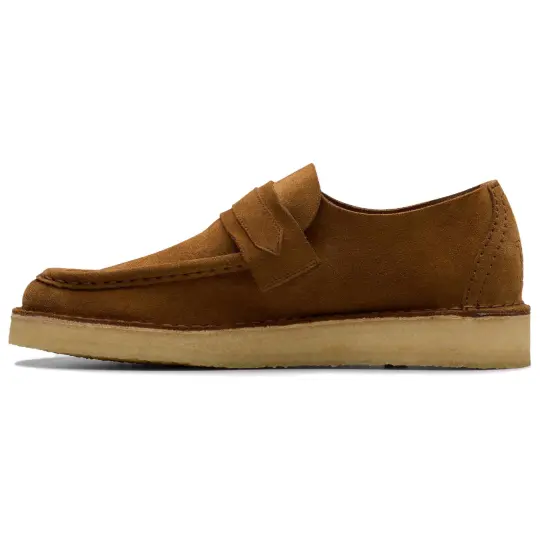 Clarks Nomad "Brown" suede penny loafers