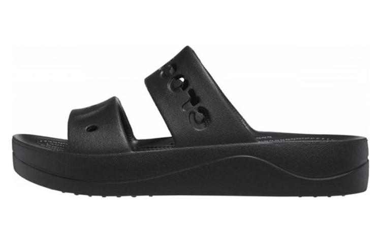 Crocs Crocs Baya Platform Clog comfortable and lightweight flip-flops for men and women, black