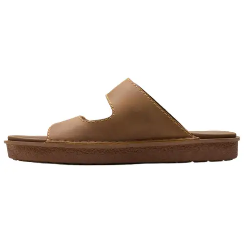 Clarks Quiet Slip Resistant Abrasion Resistant Slide Slippers Men's Brown