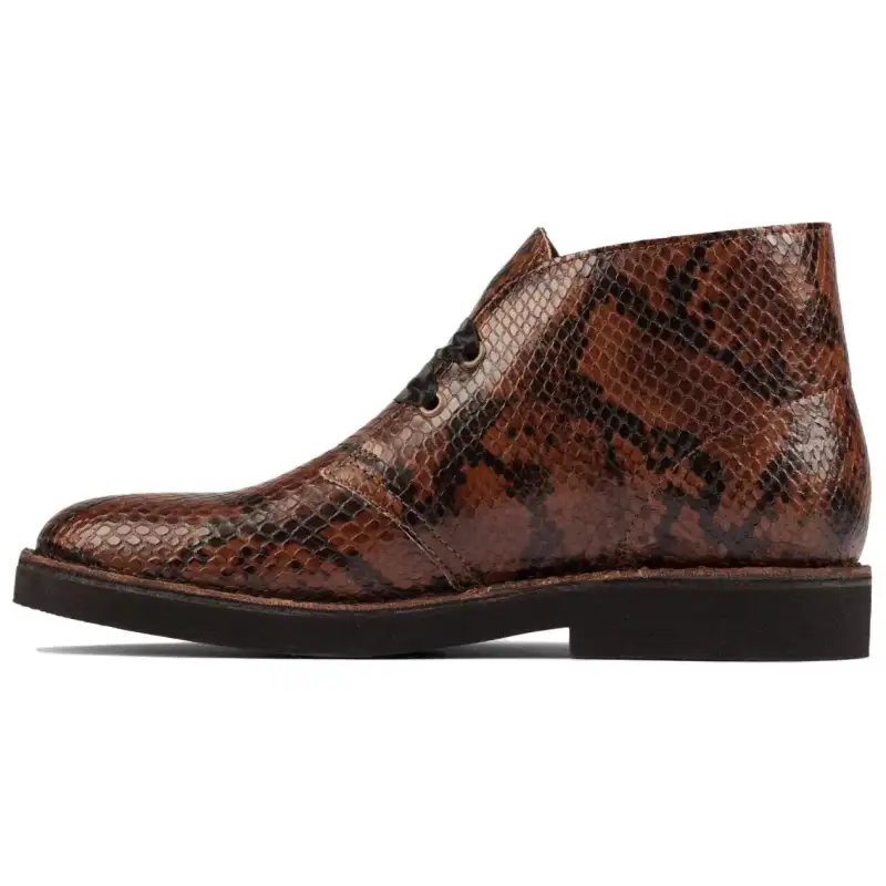 Clarks Cow Leather Ankle Boots 2.5cm Women's Brown