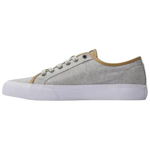 DC Shoes Manual Low top Canvas Shoes Men's Gray