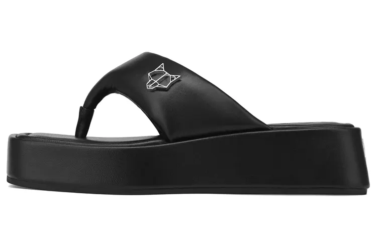 Naked Wolfe Slip Resistant Flip Flops Women's Black