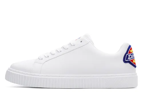 Dickies Slip Resistant, Abrasion Resistant, Lightweight, Breathable Low top Skateboard Shoes Men's White