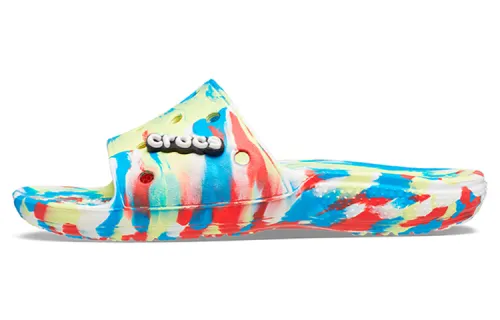 Crocs Slide Slippers Unisex Blue/Yellow