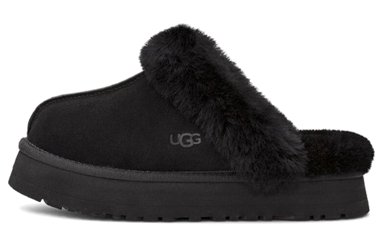Женские тапочки UGG Disquette (черные)