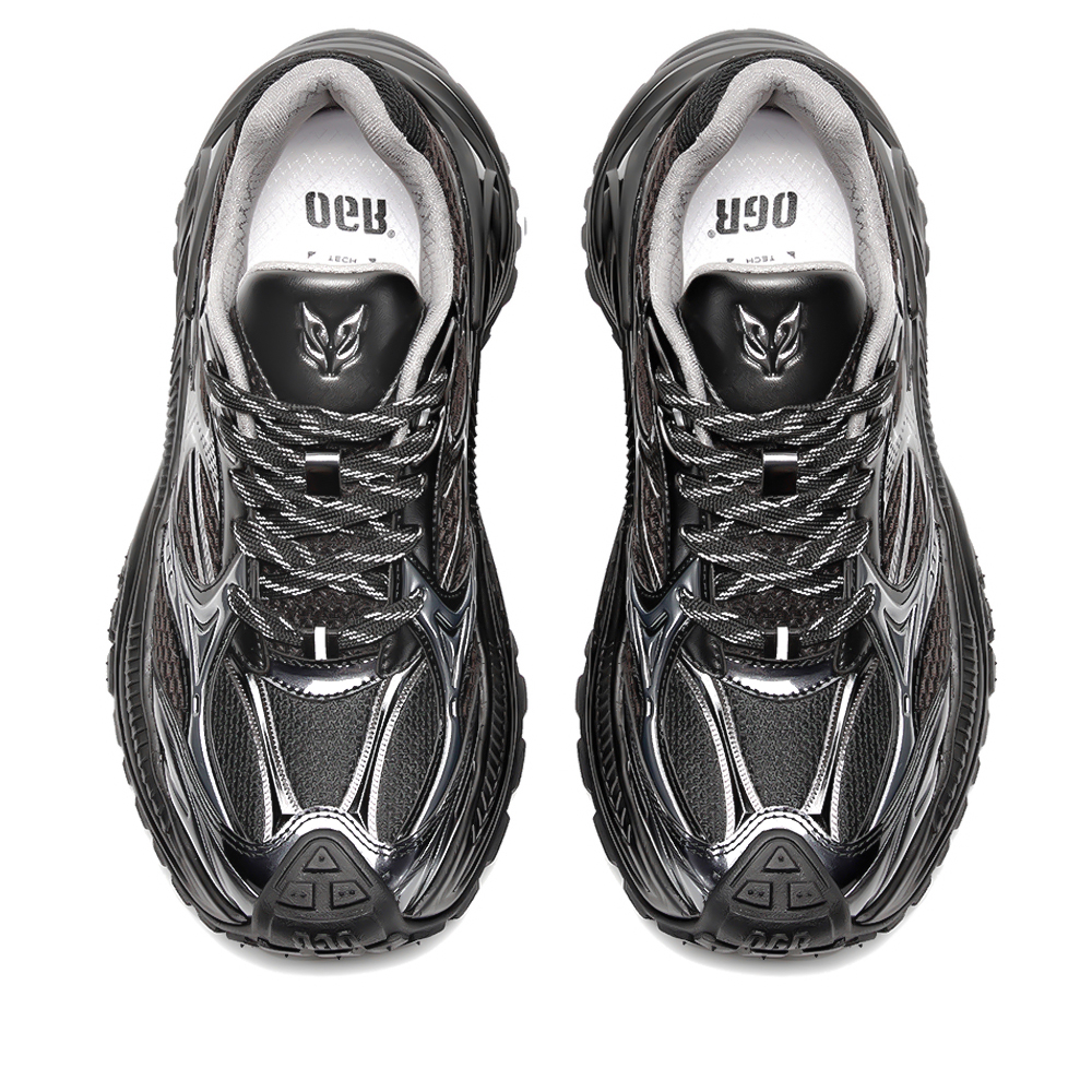 OGR Cobra Low top Casual City Commuting Running Shoes Unisex Black OG Black