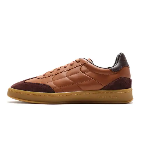 COLE HAAN Cow Leather Low top Skateboard Shoes Men's Brown