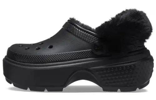 Crocs STOMP LINED CLOG Clogs Unisex Black
