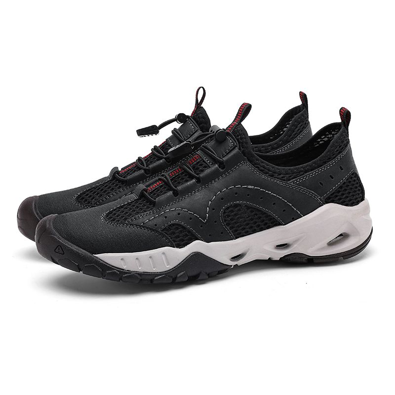 JIGONGYANG Mesh Comfortable Breathable And Lightweight Low top Outdoor Shoes Men’s