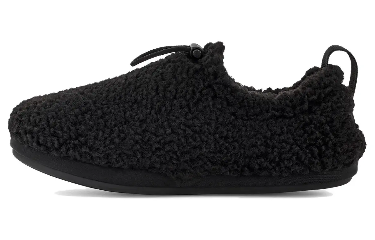 UGG Plushy Slipper 'Black' Women's