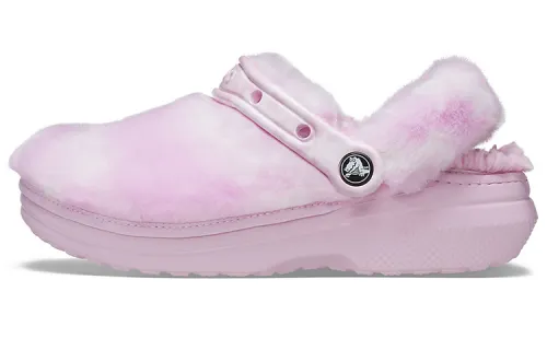 Crocs Classic Fur Sure Clogs Ballerina 'Pink White'